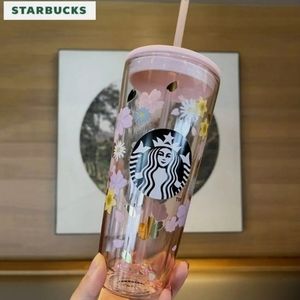 Starbucks 2021 Pink Sakura Glass Tumbler